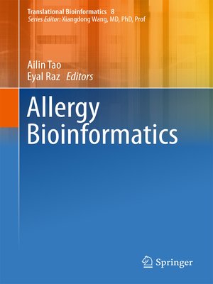 cover image of Allergy Bioinformatics